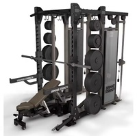 Matériel de musculation professionnel pour salle de sport, rack à squats, machine Smith pour l'entraînement en force, machine Smith multifonctionnelle