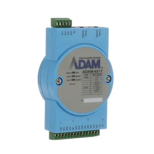 Nuovo di zecca Advantech ADAM-6217-B modulo I/O remoto 8 ingresso analogico isolato Modbus TCP ADAM-6000 serie buon prezzo