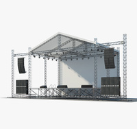Matériel de décoration de scène en treillis, Scène de spectacle télévisé, Scène de spectacle