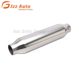 <span class=keywords><strong>Ricambi</strong></span> <span class=keywords><strong>Auto</strong></span> impianto di scarico tubo centrale silenziatore 63mm uscita ingresso 102mm corpo Dia acciaio inossidabile risonatore di scarico universale - Product Image 6