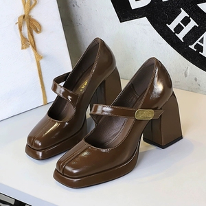 Nouvelle Collection Printemps-Été 2025 – Escarpins de Luxe pour Femme, Imperméables, à Plateforme Métallique, Talon Épais, Confortables et Abordables - Product Image 4