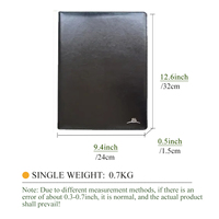Fournisseur d'école A1 Art Luxury Leather Portfolio Binder Custom PU Carrying Case for Artwork & Assigned