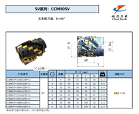 Chai Tools Carbide Insert Milling Insert SVKT Cnc Carbide Insert Milling Cutter SVKT110408-ML.