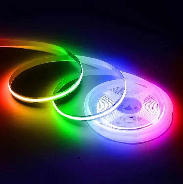 New Trending Les Rgb Rgbw Cob Strip Led Downlight Cob Led Dot-Free Luminous Cob Track Light