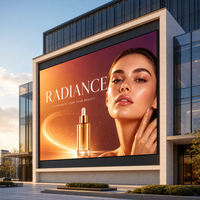 Écran LED publicitaire P5, écran LED extérieur, écran numérique IP65 pour vitrine, entrée d'hôtel