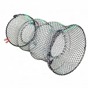 Fábrica Atacado Lagostim Peixe Caranguejo Armadilha Automática Camarão Carpa Catcher gaiolas Fish Trap Net com boa qualidade