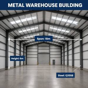 Bâtiment <span class=keywords><strong>en</strong></span> structure métallique Quonset Hut pour entrepôt 	 <span class=keywords><strong>Fabricant</strong></span> <span class=keywords><strong>de</strong></span> hangars préfabriqués <span class=keywords><strong>en</strong></span> acier <span class=keywords><strong>en</strong></span> Chine, construction rapide <span class=keywords><strong>de</strong></span> hangars. - Product Image 3