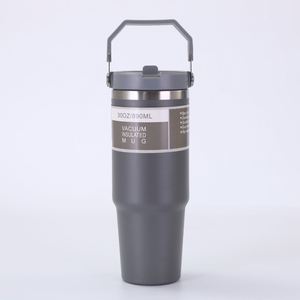 Gobelet isotherme en acier inoxydable de 30 oz pour l'extérieur, avec couvercle, double paroi, tasse de voyage, prêt à être expédié - Product Image 3