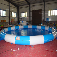 Piscine gonflable commerciale en PVC pour la pêche, bassin à canards, piscine gonflable pour événements extérieurs, location commerciale, taille personnalisée