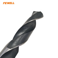 Foret hélicoïdal HSS 4241 de haute qualité à queue réduite 25 mm pour le perçage du métal