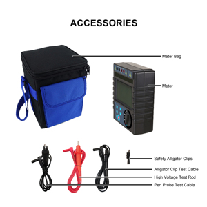 Testeur de résistance d'isolement personnalisable NCEL JSJY916B 5kV, précision de 3%, plage 0,1M-1000G Ohm, compteur automatique portable 4 chiffres - Product Image 6