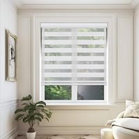 Stores zébrés sans fil pour fenêtres intérieures, occultation à 70 %, filtration de la lumière, traitements de fenêtres jour/nuit, intimité pour la maison et le bureau