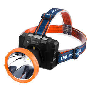 Linterna Frontal LED Recargable con Batería de Litio, Luz de Alta Luminosidad para Acampar y Pescar al Aire Libre con Ventilador y Sensor de Movimiento - Product Image 1