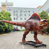 Modèle de dinosaure animatronique personnalisé, réaliste et grandeur nature, pour les parcs d'attractions publics, les musées, les centres commerciaux