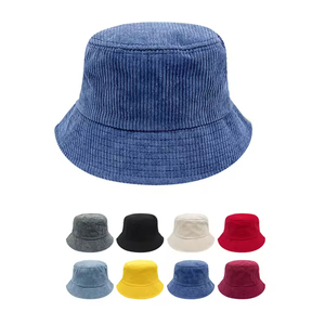 Sombrero de Pescador de Pana al por Mayor con Logotipo Personalizado de Alta Calidad para Hombres y Mujeres, Uso Diario, Pesca, Diseño Liso - Product Image 1