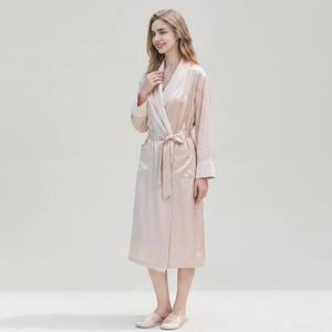 Robes élégantes de nuit pour femme, pyjamas personnalisés en modal pour femme, robes longues, peignoirs de maison pour femme, ensembles de vêtements de nuit et de détente - Product Image 5