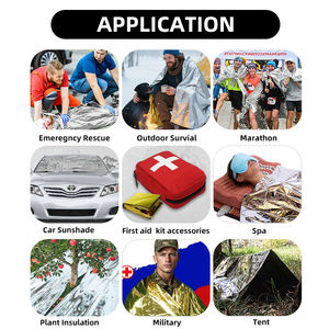 Selimut Darurat Ringan Pertolongan Pertama, Selimut Termal Tahan Air Berbahan Mylar - Product Image 2