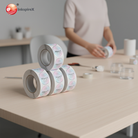 Étiquettes d'emballage personnalisées en vinyle adhésif imperméable avec hologramme pour flacons de 3 ml, parfums et lotions
