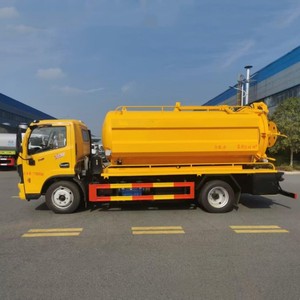 Camion Dongfeng <span class=keywords><strong>Duoli</strong></span> 4x2 entraînement manuel boîte de vitesses nettoyage aspirateur tuyau dragage camion d'aspiration des eaux usées - Product Image 3