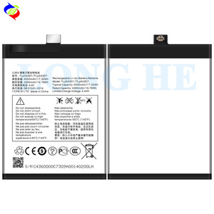 Batería de repuesto original para teléfono móvil TLP043D1 TLP043D7 para <span class=keywords><strong>Alcatel</strong></span> <span class=keywords><strong>TCL</strong></span> 10 <span class=keywords><strong>Pro</strong></span> <span class=keywords><strong>TCL</strong></span> <span class=keywords><strong>20</strong></span> <span class=keywords><strong>Pro</strong></span> 4500mAh 3,85 V - Product Image 3