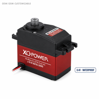 Moteur servo à engrenages en titane XQ-POWER XQ-S4116F 16KG 210 degrés pour télécommande, avion RC, robot, sans noyau, vente en gros OEM 8.4V