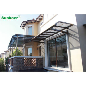 Fourniture directe d'usine pare-soleil extérieur en polycarbonate <span class=keywords><strong>auvent</strong></span> de <span class=keywords><strong>porte</strong></span> d'entrée <span class=keywords><strong>auvent</strong></span> de terrasse <span class=keywords><strong>auvent</strong></span> de <span class=keywords><strong>porte</strong></span> d'entrée - Product Image 1