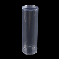 Emballage transparent en plastique pour balles de pickleball, tube transparent, boîte cylindrique pour balles de pickleball, tubes d'emballage en plastique