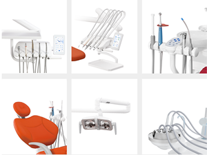 Tıbbi profesyonel diş tedavisi büyük diş klinikleri ve hastaneler için uygun LED ışıkları ile kapsamlı sandalye - Product Image 6