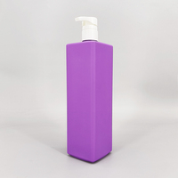Bouteille en plastique HDPE 1 litre de savon liquide de soins personnels emballage de lavage des mains distributeur de pompe de lotion conteneur bouteilles vides en PE