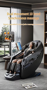 Silla de masaje 3D de doble movimiento de cuerpo completo con calefacción de gravedad cero silla de masaje de tejido profundo con masaje de rodillo de pantorrilla y pies - Product Image 3