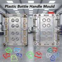Moule d'injection en acier S136/718H multi-cavités personnalisé, haute précision, haute vitesse, haut rendement pour poignées de seaux et bouteilles en plastique