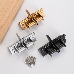<b>Spring</b> Hinge 4 Inch 180 Degree Soft Closing <b>Door</b> Hinge With 4 Hole Brass Material Modern Design For Wood <b>Door</b> - Product Image 1
