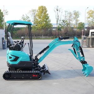 Pengiriman gratis Euro 5 hidrolik 1.8 Ton Mini penggali rumah Diesel Nol ekor penggali Mini pertanian semua medan Crawler tas kecil - Product Image 2