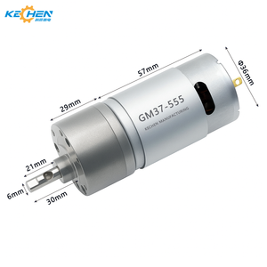 KECHEN 모터 GM37-555 12V/24V <span class=keywords><strong>DC</strong></span> 유성 기어 모터 플랜지 마운트 금속 구조 36mm 직경 8-1600 RPM 0.3-50kg.cm - Product Image 1