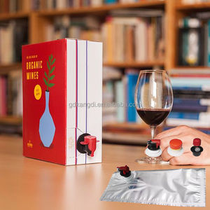 Bolsas de embalaje de bebidas personalizadas profesionales Caja de papel de aluminio <span class=keywords><strong>para</strong></span> <span class=keywords><strong>vino</strong></span> tinto en bolsa Bolsa de papel de aluminio <span class=keywords><strong>para</strong></span> válvula de mariposa - Product Image 5