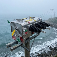 Interrupteur de coupure isolé au gaz SF6 extérieur 630A 27kV 40.5kV 50/60Hz WILLPOWER LBS monté sur poteau pour ligne de distribution électrique
