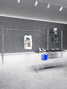 Odern Clothing hop uustom lothing ACK isplay helhelf retretty ararment ACKs For Tore - Product Image 2