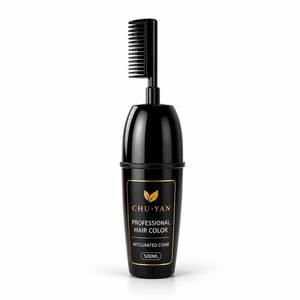 CHU·YAN Champú Tinte para el Cabello a Base de Hierbas Sin Amoníaco - Coloración Permanente a Base de Plantas Orgánicas para Cuero Cabelludo Sensible, Brillo Duradero - Product Image 3