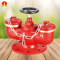 Adaptateur de raccordement pour pompe à eau d'incendie en fonte ductile DN150, type souterrain, couleur laiton, certifié CE, pression 0,8-1,6 MPa