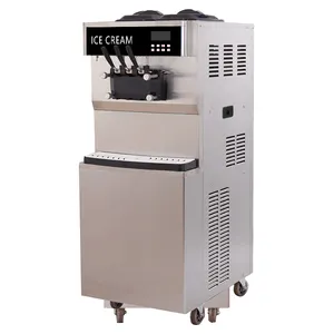 Table Model Commercial 3 Flavors Soft Ice Cream Machine / Ice Cream Maker / frozen yogurt ice cream machine maker