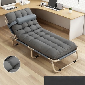Silla Plegable Impermeable Moderna Ligera de Acero Inoxidable, Tumbona para Exteriores, Cama de Madera para Acampar, Hogar, Jardín, Ocio, Hoteles - Product Image 1