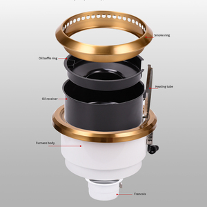 <span class=keywords><strong>Grill</strong></span> électrique coréen rond <span class=keywords><strong>2500w</strong></span> en acier inoxydable intégré pour restaurant commercial BBQ - Product Image 6