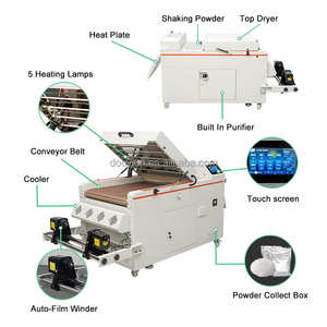 DOOYION 2025 último nuevo purificador de aire interior 60cm secador de agitación agitador de polvo Dtf con alarma de Bajo polvo y cinta transportadora - Product Image 1