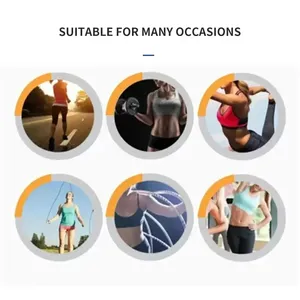 อุปกรณ์พยุงเข่าแบบไม่มีตัวกันโคลงด้านข้าง ระบายอากาศได้ ปรับระดับได้ สำหรับการออกกำลังกายและการบรรเทาอาการปวด - Product Image 5