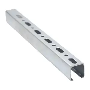 High Quality Unistrut Strut Channel with hole Zinc-Placted 38x40 Slotted C Profile /Selling well /Professional Manufacturer