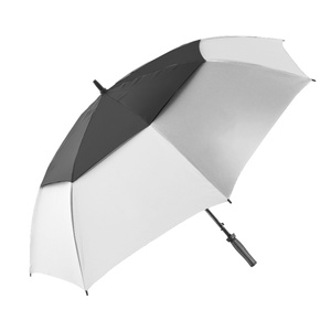 Auto Open Pongee Golf <b>Umbrella</b> 130cm Diameter Glass Fiber Ribs Lightweight Portable for Travel Business Events Ergonomic EVA - Product Image 2