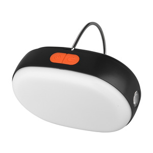 Linterna LED para acampar, luz portátil recargable por USB con gancho para uso en exteriores - Product Image 1