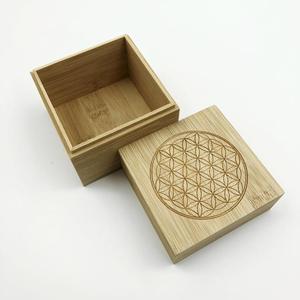 Hộp Gỗ Tre Đóng Gói Quà Tặng Đồ Chơi Thẻ Vuông Tùy Chỉnh Hộp Bán Sỉ Có Nắp - Product Image 3