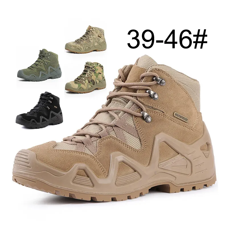 2023 New Waterproof Hiking Shoes Father Men Shoes Desert Boots Shoes Outdoor Climbing Camping Hiking Boots