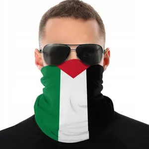 National Liberation Freedom Free Independence Socialist Palestine sunscreen scarf neck collar cover outdoor mask bandana